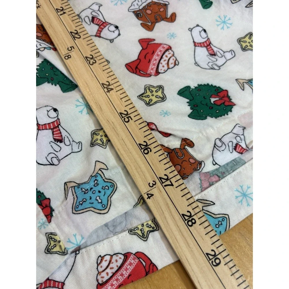 Wondershop Christmas Pajama Mens Top Size Medium Holiday Festive Button Shirt